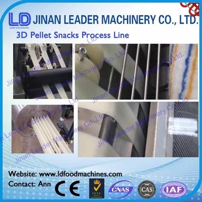 Single Screw Extruder Fry 2D 3D Snacks Pellets Food Machine Extruding