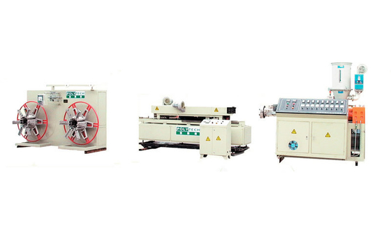 PVC , PP , PE Single-Wall Corrugated Pipe Production Line High-Speed 8mm ~ 50mm