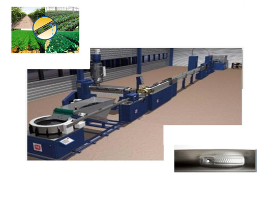 12mm - 24mm Single screw extruder for labyrinth type drip irrigation tape production line