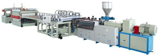 WPC Foam Sheet Plastic Extrusion Machine Line High Efficiency Cutting Machine