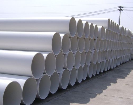PVC Pipe Plastic Making Machine With Conical Twin Screw Extruder , Max Output 600kg/h
