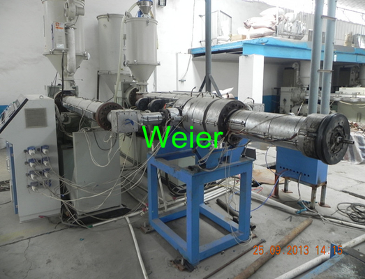 HDPE Double Wall Corrugated Pipe Extrusion Line For Water Drain Tube 50mm - 250mm