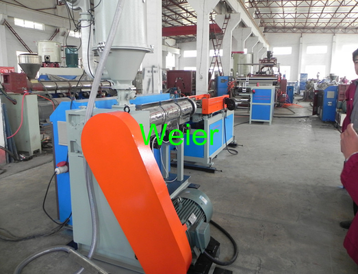 Single Screw PE Corrugated Pipe Production Line / Extrusion Machine 80kg/h