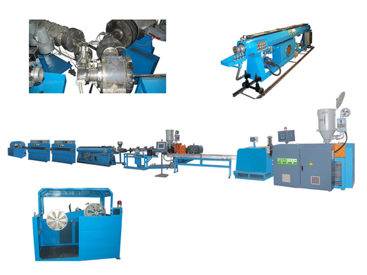 PE Drip Irrigation Tube Extrusion Line  / Drip Irrigation Pipe Making Machine Diameter 12 - 24